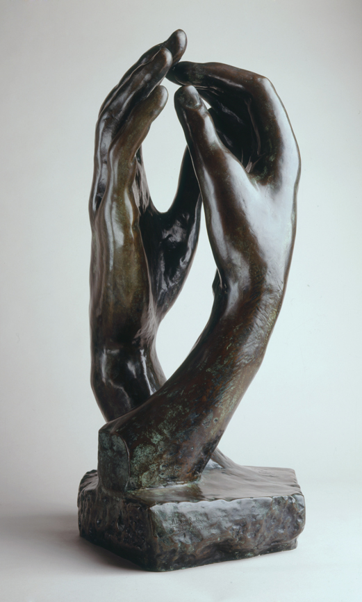 Auguste Rodin - The Cathedral, 1908. Bronze cast of stone original.