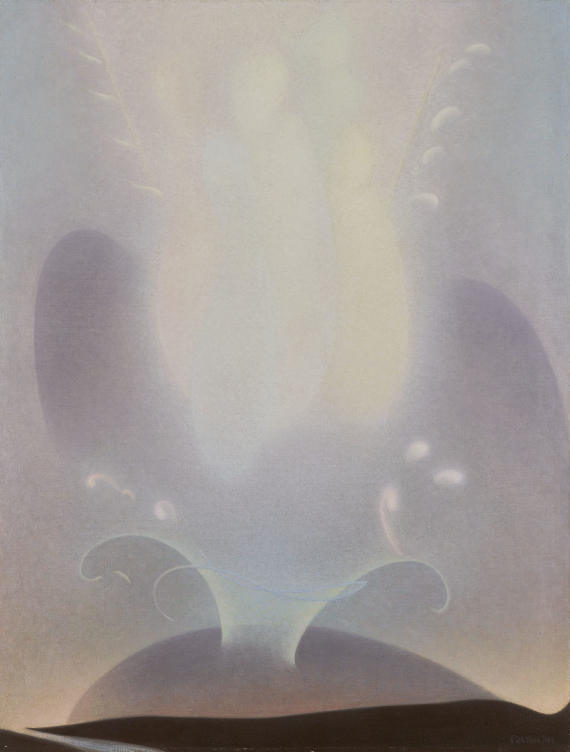 Agnes Pelton - The Blest, 1941. Oil on canvas.